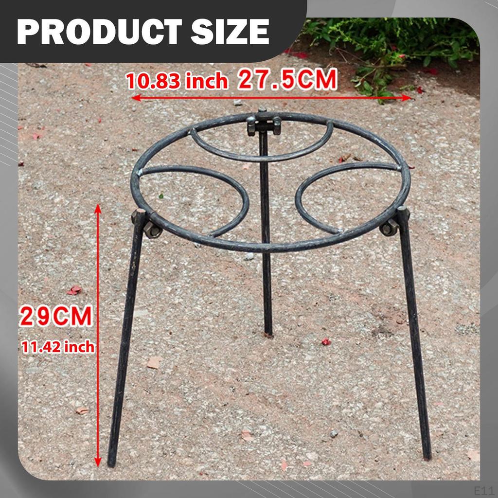 Тренога для костра Складная стойка для котелка/гриля для кемпинга и пикника