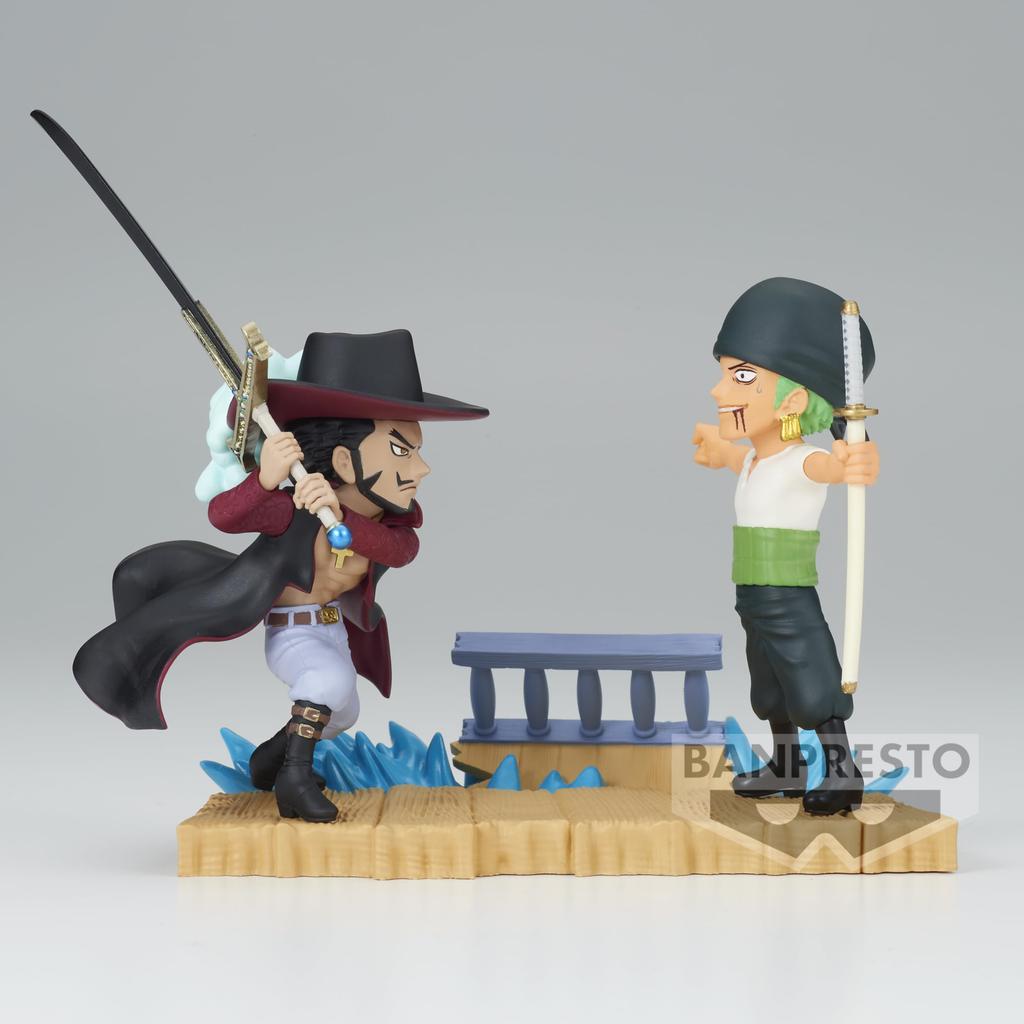 One Piece World Collectible Figure Log Stories Roronoa Zoro VS Dracule Mihawk