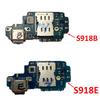 Замена для Samsung S23 Ultra S918B S918E S918U Плата USB-порта зарядки Основная сигнальная материнская плата Шлейф LCD
