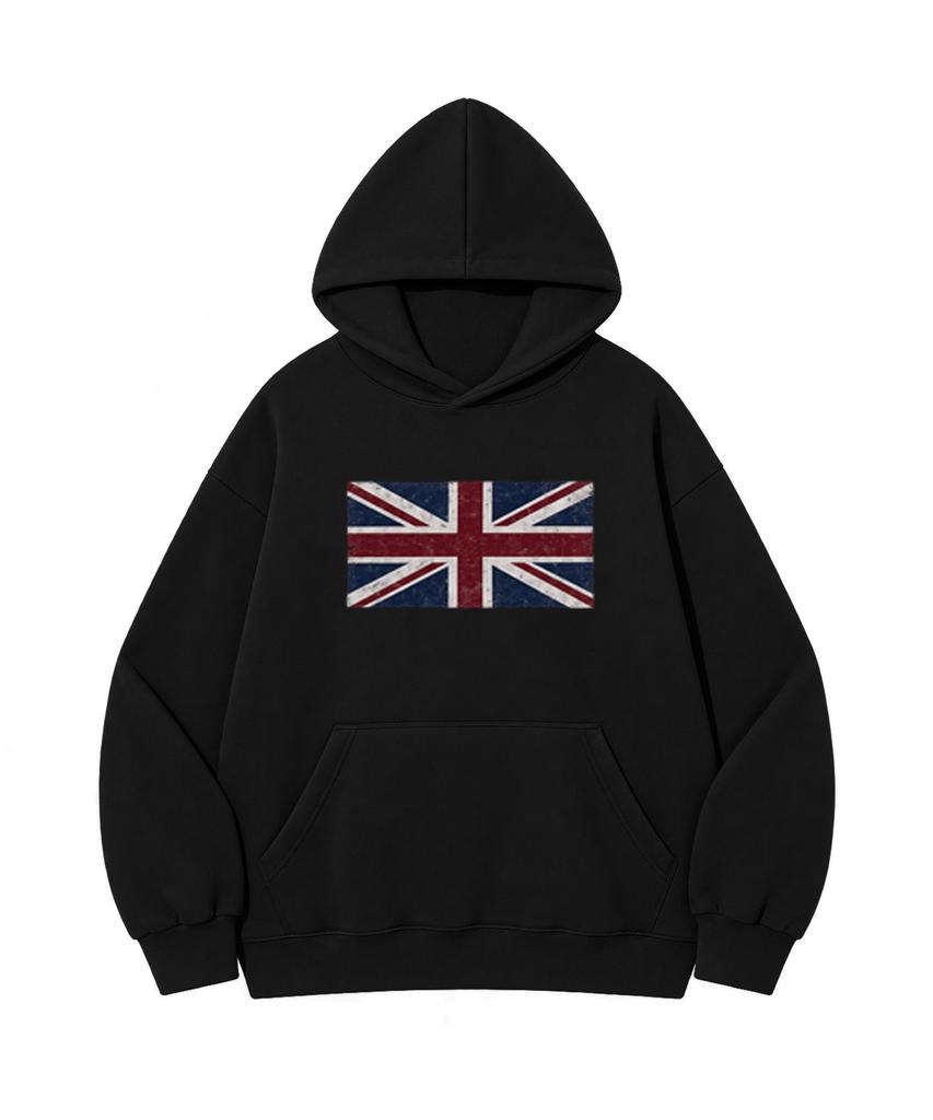 HIRUKA ARCHIVE Винтажная толстовка с графическим изображением Union Jack