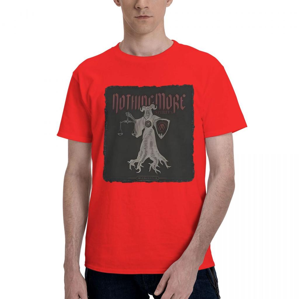NOTHING MORE Band 100 Cotton Casual Breathable Confortable Men Top Football Shirts 2025 Mens Wear