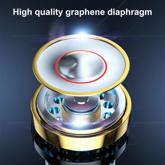 Проводные наушники-вкладыши C52 с шумоподавлением, внутриканальные, с проводным управлением, металлические, с двойным подвижным излучателем, восьмиядерные