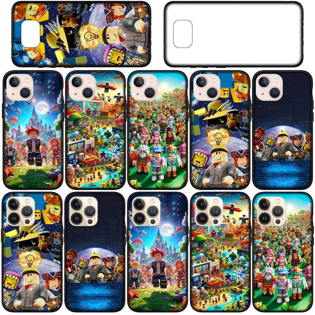 Для iPhone 17 16 15 Xiaomi Poco F7 F8 X7 X6 X5 F5 C85 C75 C71 M8 M7 Redmi Note 14 13 12 11 Pro Max 14C 13C 15C A3 A4 Чехол для телефона Постер R-Robloxs Обложка