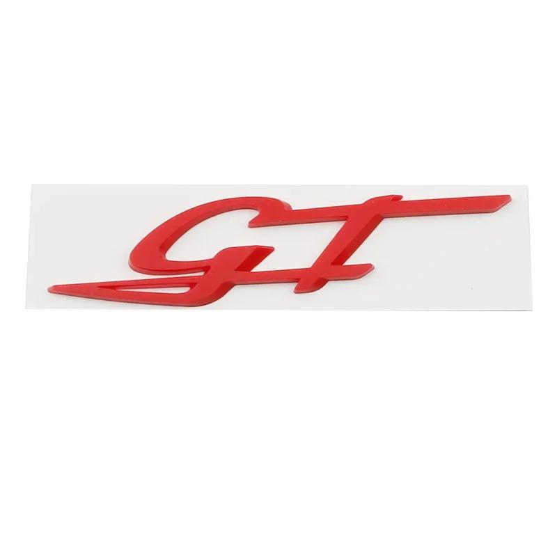 Car 3D ABS GT Logo Decals Emblem Badge Sticker For Maserati Levante Quattroporte Ghibli Modena GT MC20 2023 Styling Accessories