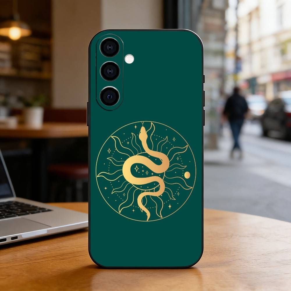 Snake Totem Phone Case For Samsung Galaxy A73,A72,A71,A70,A53,A52,A51,Others Soft Black Cover