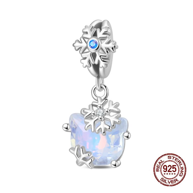 Зимние Шармы Медь Лось Медведь Санта Клаус Шармы Бусины Подходят для Оригинальных Браслетов Для Женщин Сделай Сам Праздничные Ювелирные Изделия Подарки