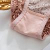 Ice Silk Seamless Low Waist Slim Thin Strap Panties V-shaped Leopard Print Women's Panties