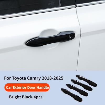 Для Toyota Camry 2018-2025 Комплекты наружных дверных ручек Наружная ручка Панель Тяговая накладка Крышка Автоаксессуары Автозапчасти из АБС-пластика