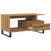  Coffee Table, Artisan Oak 90x49x45 Cm, Wood-based Material