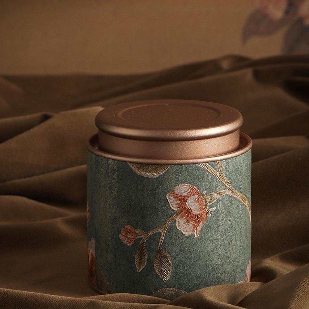 Empty Tea Sealed Jar Mini Tea Storage Jar Convenient Tea Tin Can  Home