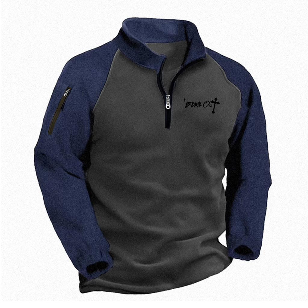 Мужские флисовые теплые пальто с V-образным вырезом на молнии, спортивные куртки, пуловеры, мужская повседневная верхняя одежда