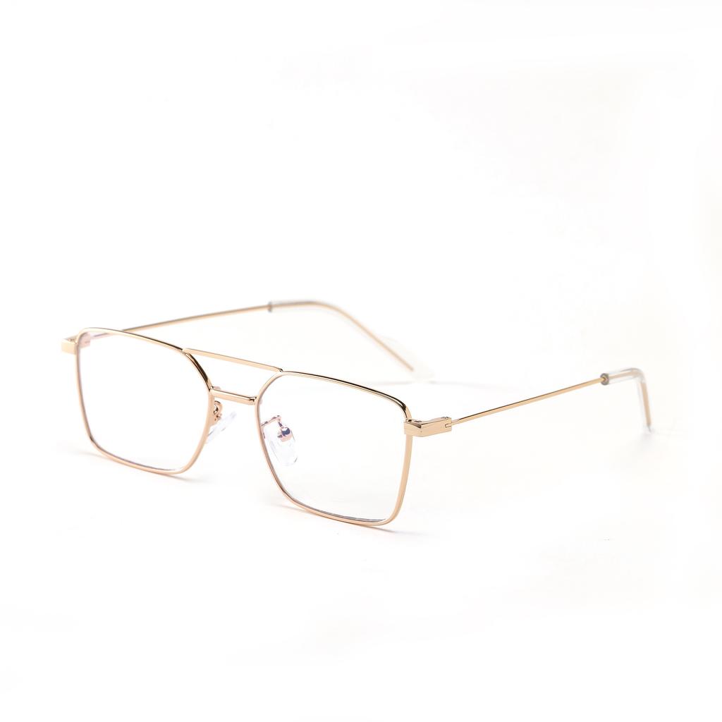 Очки 30010 Летняя оправа Marine Sheet Square Double Beam Солнцезащитные очки, разноцветные плоские стекла