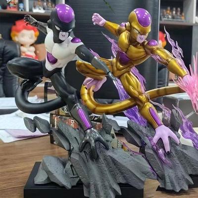 Фигурка Frieza, золотая морозильная камера, аниме-фигурки, черная фигурка Frieza GK, статуэтка из ПВХ, модель куклы, коллекционные игрушки, подарки