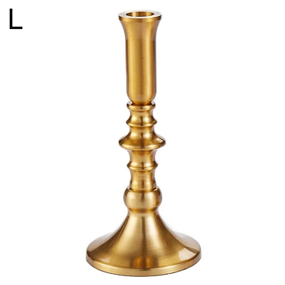 Candlestick Golden Candle Holder For Thin Candles Home Wedding Party Candlelight Dinner Table Decoration Metal Candlestick