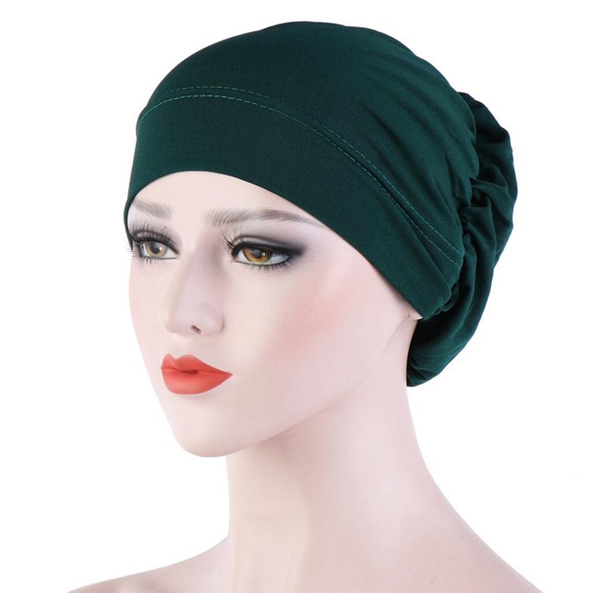 Cancer Chemo Cap Hijab Turban Hat Headwear Hijab Wrap Muslim Hair Loss