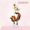 Мода Аниме Love Live Group Стенд Модель Пластина Брелок Котори Минами Нико Ядзава Сонода Уми Фигурки Стенд Держатель Стол
