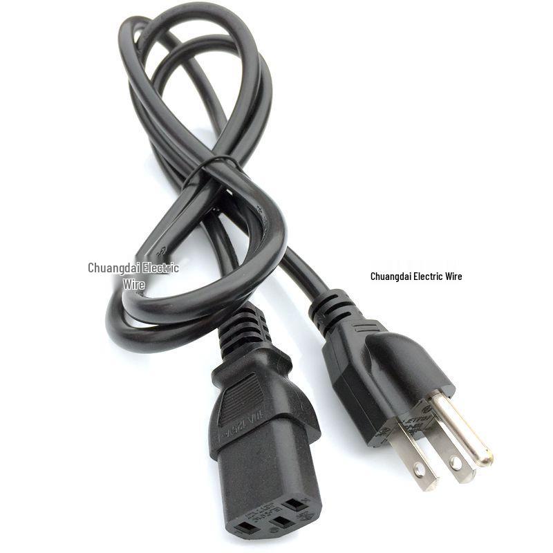 PSE Japanese Standard Power Cord with Japanese AC Plug, HVCTF 3-Core, 0.75/1.25/2.0 sq mm