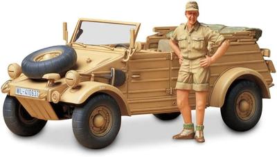 Tamiya 1/35 Военная миниатюра Серия Нет. 238 Немецкий армейский легковой автомобиль Pkw.K1 Kubelwagen Тип 82 Африканская версия Пластиковый набор для сборки 35238