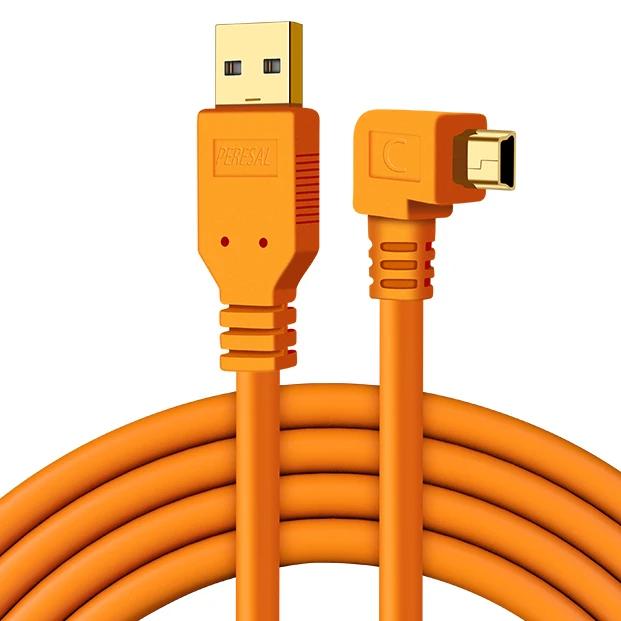mini usb cable for Canon 5D3 5D2 6D2 80D 750D online shooting Nikon d90d3100 camera connection computer data transmission line