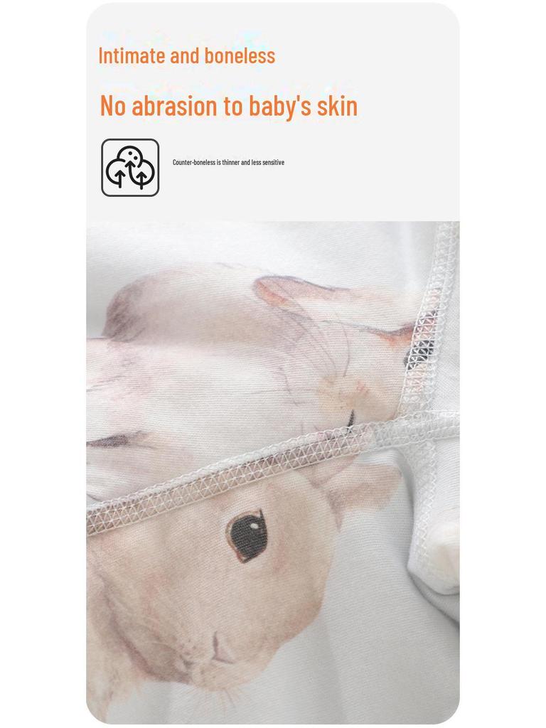 Yiri Infant Split-Leg Pure Cotton Sleeping Bag - Warm, Anti-Kick, Quilted, Long-Sleeve for Autumn & Winter