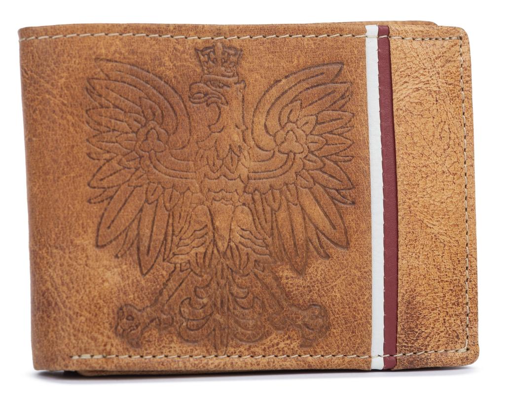 Leather wallet N992A-HP-BL-1246 TAN