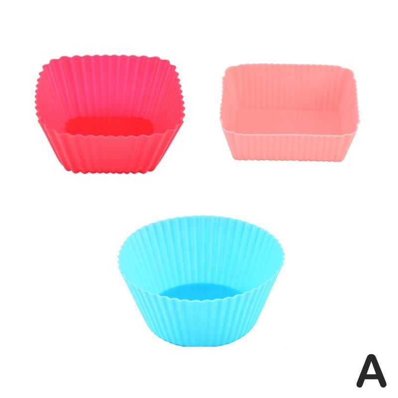 3Pcs Bento Divider Cup Easy Clean Mould Reusable Cake Mold Dessert Sushi Separate Storage Accessories Food Lunch Box Liner