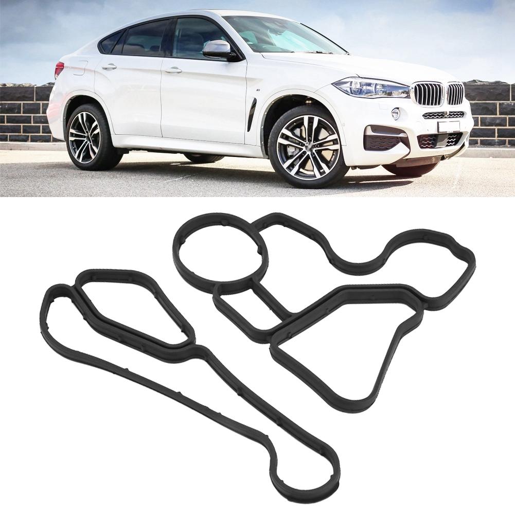 1 Set Engine Oil Filter Housing Gasket for BMW 11428637821 11428637820