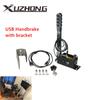 USB 14 Bit SIM Handbrake Clamp With Bracket For Logitech Racing Games G25/G27/G29/T300/T500 Assetto Dirty 2.0 4.0 PC Hand Brake