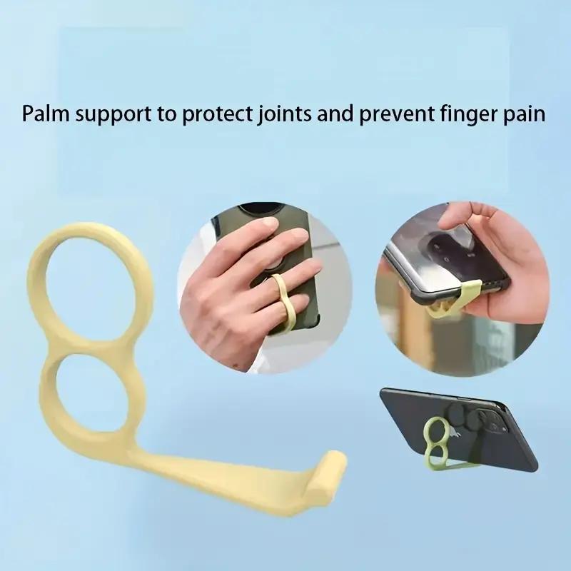 1 шт. Креативный артефакт-держатель для мобильного телефона, игра в мобильный телефон не утомляет руку, вспомогательный держатель для пальца, настольный ручной держатель для мобильного телефона