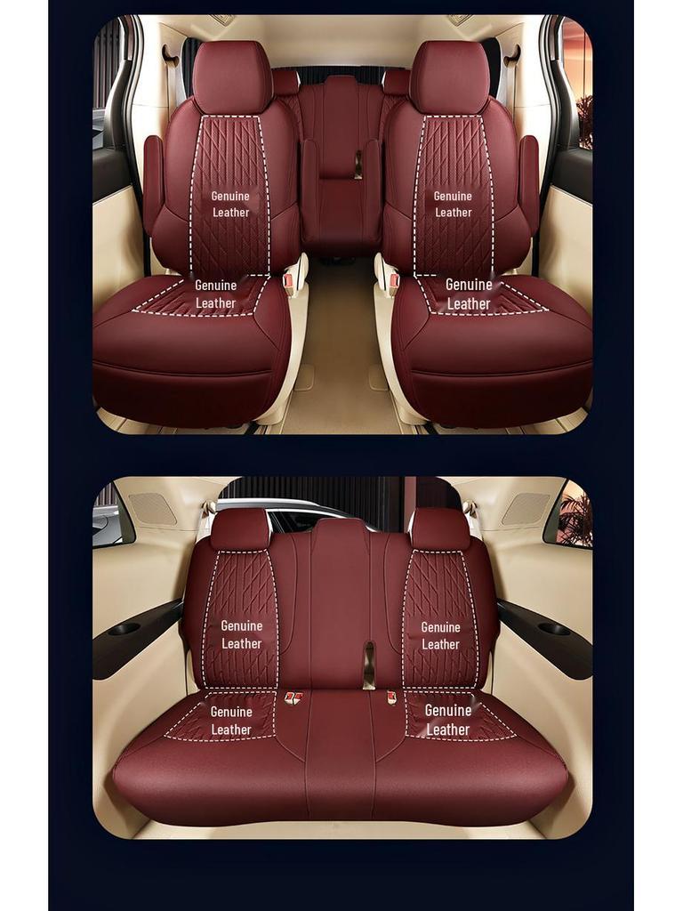 Buick Landzun GL8 Seven-Seat Leather Car Seat Cushion - All-Season Upholstery