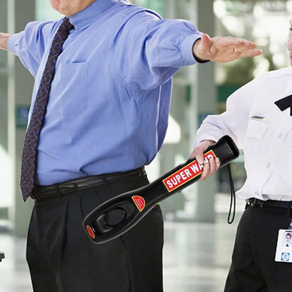 Anti-theft Check Handheld Metal Detector Vibration Alarm Electronic Detector Customs