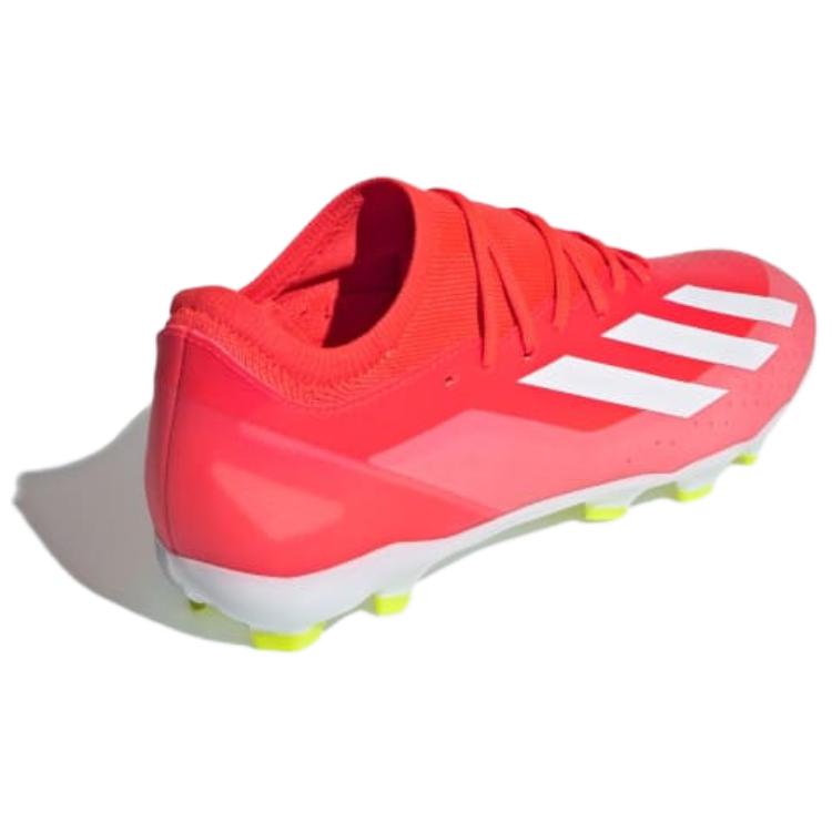 Adidas X Crazyfast League Искусственный газон Нескользящие Прочные Футбольные Бутсы Мужские Футбольные Бутсы Красные Белые IF0697