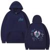 Ado World Tour 2025 Hibana Hoodie Мужская и женская одежда Модный пуловер в японском стиле Мужской повседневный хлопковый винтажный спортивный костюм с капюшоном