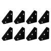 8pcs Heavy Duty Steel Right Triangular Angle Thicken Support Corner Stand  Furniture Hardware