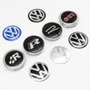 Для VW VOLKSWAGEN Новые 4 шт. 56 мм Наклейка на центр колеса автомобиля 60 мм Колпачок ступицы колеса Аксессуар Для VW golf Passat R Rline GTI