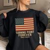 Women's Fashion Casual Long Sleeve Printed Round Neck Sweatshirt Top