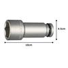 TONE Extra Long Impact 30mm Width Socket, 4NV-30L100, 12.7mm (1/2") Drive,