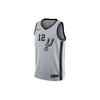 Vintage  NBA Basketball Jersey Spurs Aldridge #12 Fan Edition Men Tops Gray 877224-008