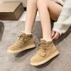 Winter Ladies Shoes 2024 New Cold-proof and Warm Women's Snow Boots Non-slip Platform Plush Short Barrel Boots Zapatos De Mujer