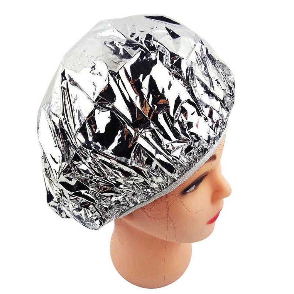 1Pcs Aluminum Foil Hat Waterproof Spa Hair Salon Shower Hat Disposable Home Hats Hair Care Protector
