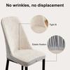 Chair Cover Dustproof Stretchable Soft Fabric Prevent Cat Scratching Elastic Bottom Anti-slip Chair Protective Sleeves for Dinning Chair