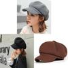 Vintage Style Wool Beret Hat For Women With Sun Protection For Autumn Winter Fashion