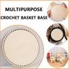 Основа для вязания крючком, незавершенная, из дерева, для сумки DIY, корзина для хранения, резная, ручной вязки, каркас, поделки, декор для дома, деревянные срезы, VIE LENTE