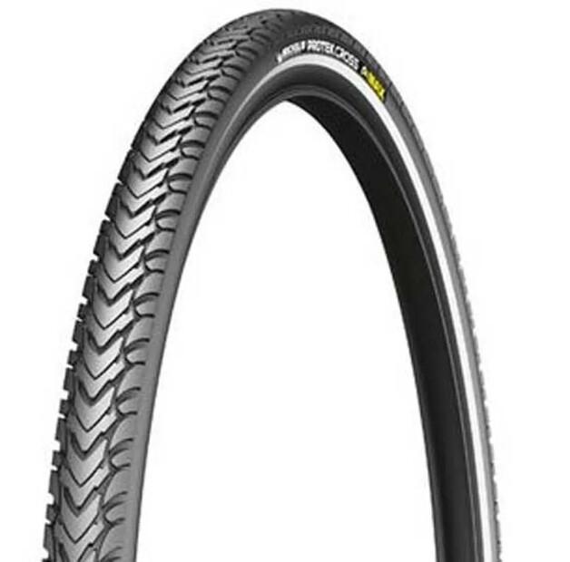 Жесткая городская шина Michelin Protek Cross Max Reflective Flank 700C x 32