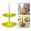 2-х уровневая подставка для кексов, подставка для печенья, сервировочный держатель для закусок и тортов для чаепития