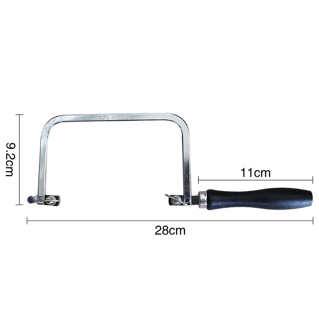 Портативная мини U-образная пила-лучок с регулируемой рамой, многофункциональные инструменты для изготовления ювелирных изделий, пила для резки дерева, металла, ювелирных изделий