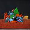 Красочные украшения кораллового рифа для аквариума, креативная горная пещера, имитация смоляного грота, естественное укрытие для рыб