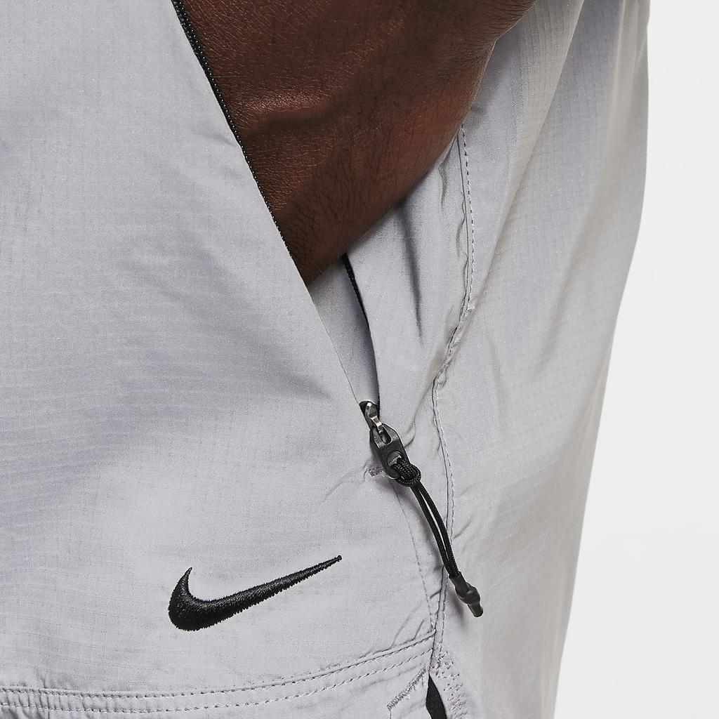 Nike Dri-FIT ADV FW24 Running Division светоотражающие спортивные шорты два в одном мужские шорты серебристо-черные FZ1123-035