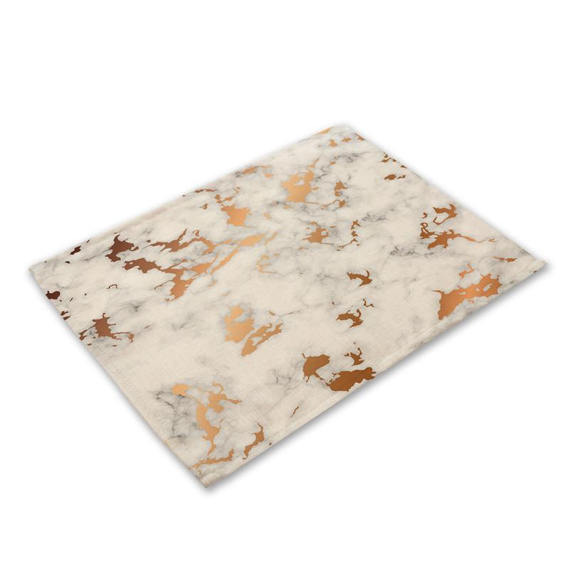 Домашний декор, льняные коврики для обеденного стола, роскошные кухонные салфетки с скандинавским геометрическим узором, 40X30 см, подставки под чашки и миски