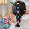 10pcs/set Little Girls Kawaii Elastic Hair Bands Cute Thumb Hair Twister Hair Tie Children High Elastic Cartoon Hair Accessories